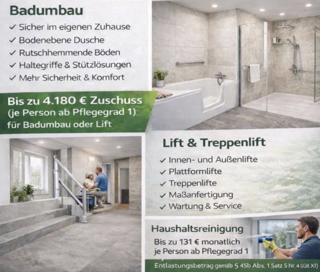 Gebäudereinigung & Badumbau